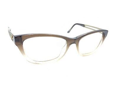 Versace Eyeglasses MOD.3220 5165 Brown/Gold Cat Eye Frame 